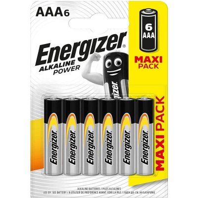 ENERGIZER Blister 6 Piles LR3  Power - transparent 