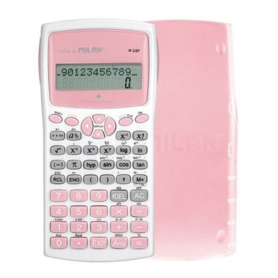 MILAN Bl&iacute;ster calculadora cient&iacute;fica M240 Antibacterial Rosa