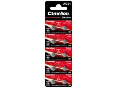 CAMELION Blister de 10 piles bouton Alkaline AG11 1.5v Cam&eacute;lion 0% mercure