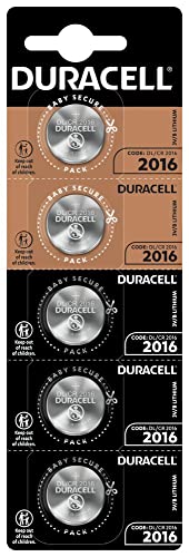 DURACELL Blister de 5  CR2016 Lithium 3V