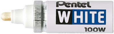 PENTEL Blister marqueur -  - Pointe large - Blanc