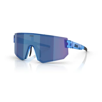BLIZ  - P005 Small Cat 3 - Lunettes v&eacute;lo Transparent Blue - Smoke W Blue Multi Cat 3