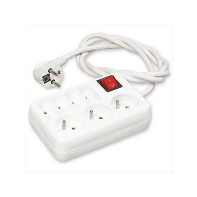FINDIS BLOC 7 PRISES: 3 x (2 P + T) et 4 x (2 P) - 3680W + INTER - 1m - 8309