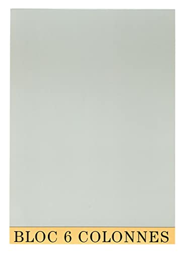 GENERIQUE Bloc 80 feuilles de travail audit, matrice pour controle interne jaune