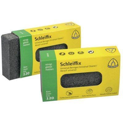 KLINGSPOR Bloc &agrave; poncer manuel Schleiffix L80xl50 mm granul. 240 fin - 