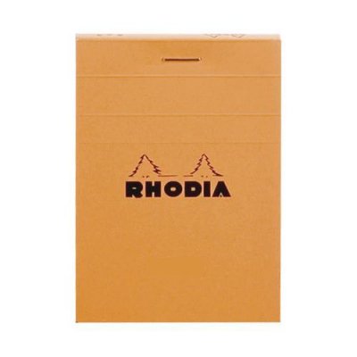 RHODIA Bloc agraf&eacute; 80 feuillets  N&deg;11 Q5 Orange