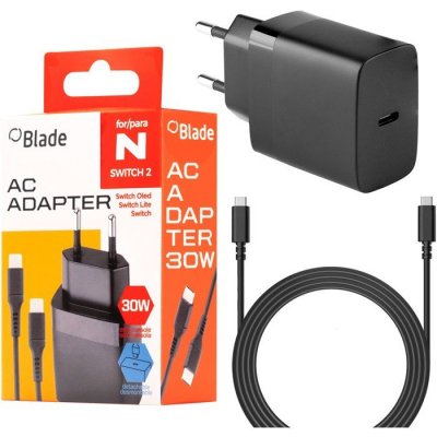 JUST FOR GAMES Bloc d&acute;alimentation - Nintendo Switch 2