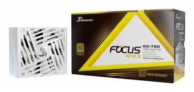 SEASONIC Bloc dalimentation  FOCUS GX 750W (FOCUS-GX-750-V4-WHITE)