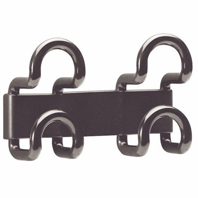 NODATA Bloc de 2 pat&egrave;res doubles noir 23x14,6 cm