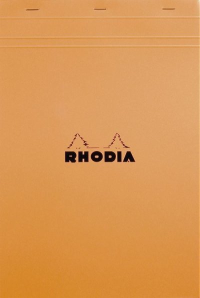 RHODIA Bloc de bureau 80 feuilles A4+ -  - Petits carreaux