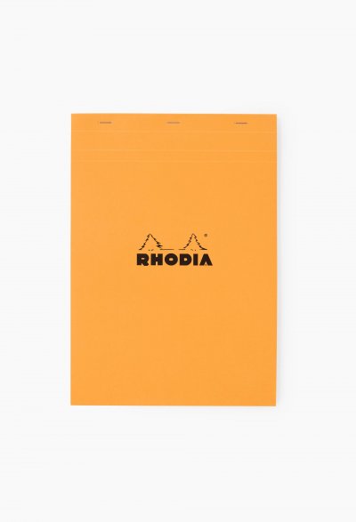 RHODIA Bloc de bureau  80 feuilles A4 80g petit carreaux blanc