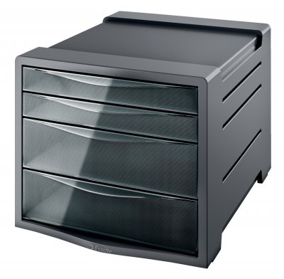 ESSELTE Bloc De Classement  Europost 4 Tir Noir Transparent