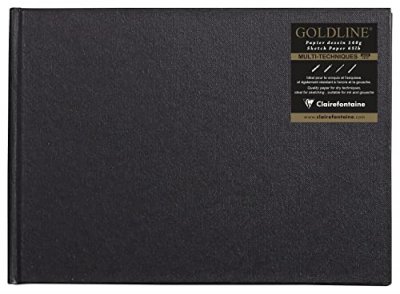 CLAIREFONTAINE Bloc Goldline A5 Paysage Dos Colle 64p 140g 