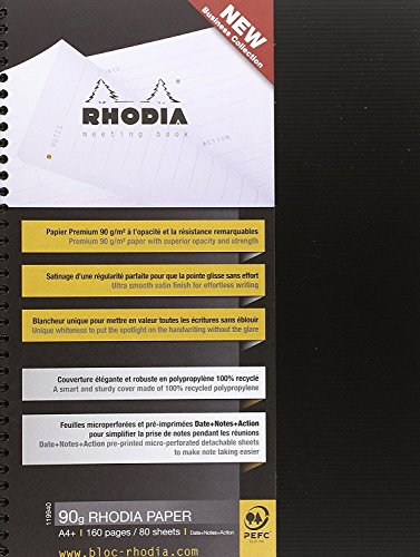 RHD Bloc meeting book 225x297 a4+ 160p rhodia