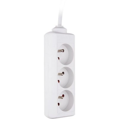 ZENITECH Bloc multiprise  3 prises 16A 2P+T c&acirc;ble 1,5m 3680W