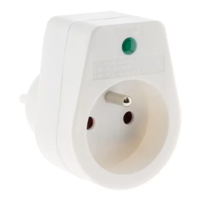 ZENITECH Bloc parafoudre  1 prise simple - ""security pro"" - IP 44