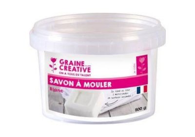 DTM Bloc savon &agrave; mouler 500 g - opaque - Graine Cr&eacute;ative
