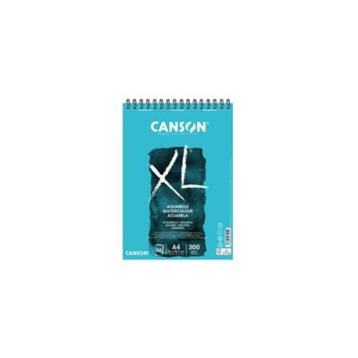 CANSON Bloc spiral&eacute; petit c&ocirc;t&eacute; XL Aquarelle A3 300 g Grain Fin