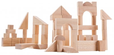 PLAN TOYS Blocs de construction (50 pi&egrave;ces)