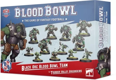 GAMES WORKSHOP Blood Bowl - Black Orc Blood Bowl Team 202-12