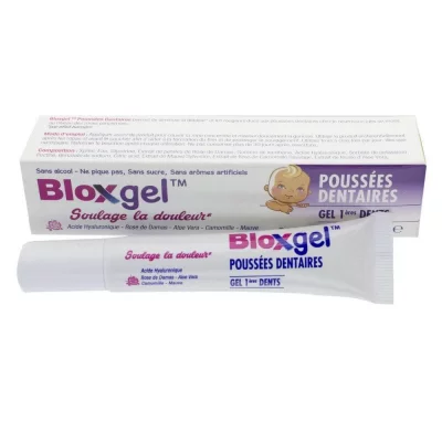 BAUSCH & LOMB BLOXGEL GEL PREMIERES DENTS POUSSEES DENTAIRES 15ml Bausch&Lomb