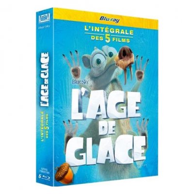Blu-Ray Coffret L'Age de glace - L'int&eacute;grale des 5 films