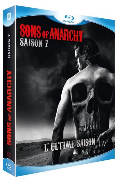 Blu-ray coffret sons of anarchy saison 7 - coffret 4 bluray - serie tv