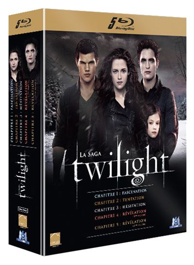 Blu-ray Coffret Twilight, La saga - L'int&eacute;grale
