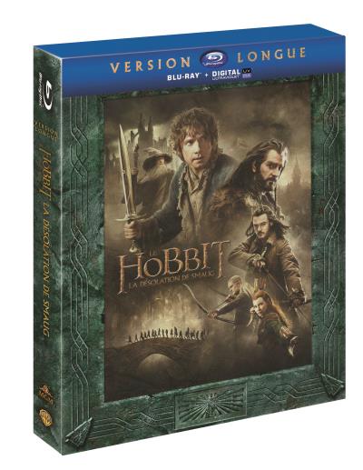 Blu-ray Le Hobbit : La d&eacute;solation de Smaug - Version longue