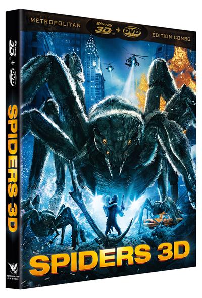 Blu-Ray Spiders 3d - combo blu ray + dvd