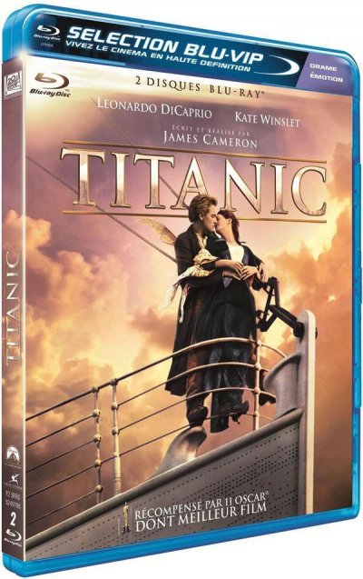 Blu-Ray Titanic  2bluray (film + bonus) - 2012
