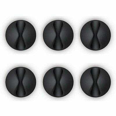 BLUELOUNGE Blue lounge cabledrop noir (lot de 6)