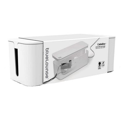 BLUELOUNGE  CableBox Bo&icirc;te de c&acirc;ble ignifuge blanche