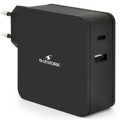 BLUESTORK  Chargeur USB-C 65W (noir)
