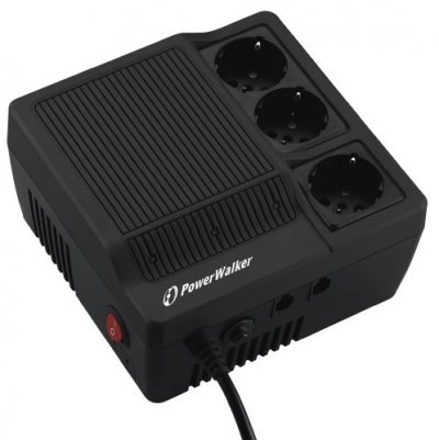 POWERWALKER Bluewalker Avr 600 Voltage Regulator Noir One Size / EU Plug