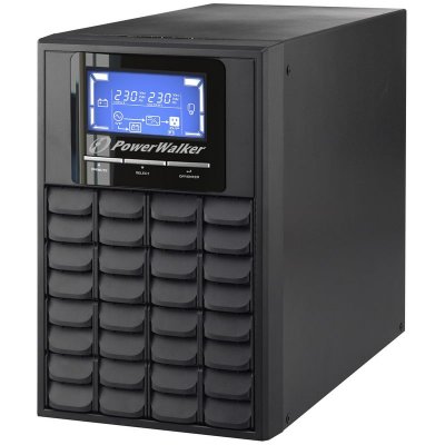 BLUEWALKER  Vfi 1000c Lcd Usv Ups Noir One Size / EU Plug