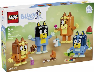 Bluey 11217 - Figurines &agrave; construire Bluey et sa famille
