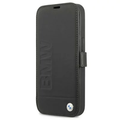 BMW  BMFLBKP13SSLLBK Coque de Protection pour iPhone 13 Mini 5,4"" en h&ecirc;tre Noir