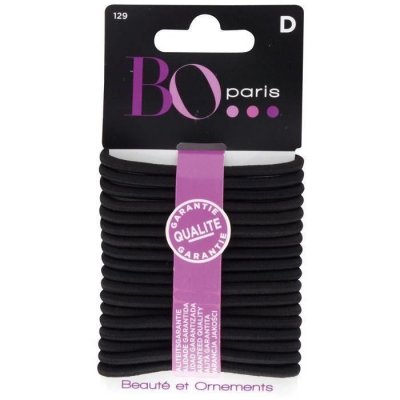 BO PARIS  Elastiques cheveux &eacute;pais Taille D Noir r&eacute;utilisables - R&eacute;f. 325432