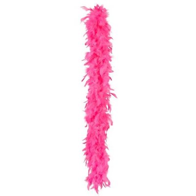 BOLAND Boa en plumes - Rose chaud - 180cm - Femme - Adulte