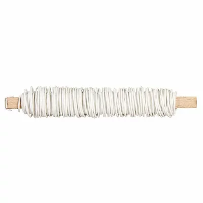RAYHER Bobine de fil de papier 20 m - Blanc - 