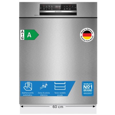 BOSCH BOC Unterbauspüler Extraclean SMU6ECS12E Serie 6 A metallic