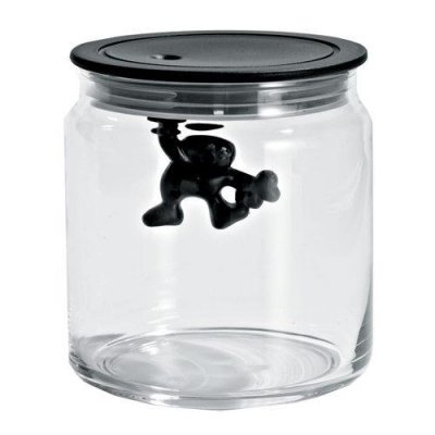 ALESSI Bocal de cuisine  Noir 70 cl
