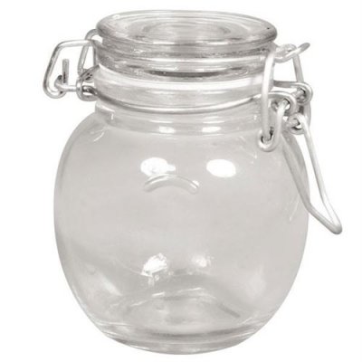 RAYHER Bocal verre avec couvercle - 