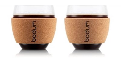 BODUM  11185-109S Verre, 30 Cl, Transparent, Li&egrave;ge, 8 cm, Lot de 2