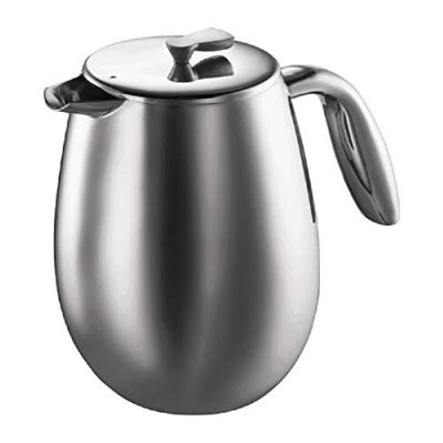 BODUM  1312-57 columbia cafeti&egrave;re &agrave; piston -12 tasses -1,5 l inox satin&eacute;