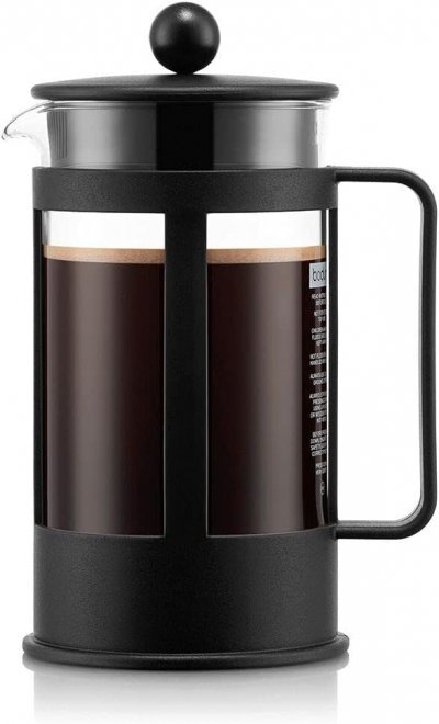 BODUM  1788-01 Kenya Cafeti&egrave;re &agrave; Piston 8 Tasses 1,0 L Noire