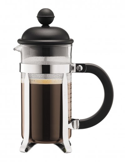 BODUM  1913-01 cafeti&egrave;re &agrave; piston en verre noir 19 cm 
