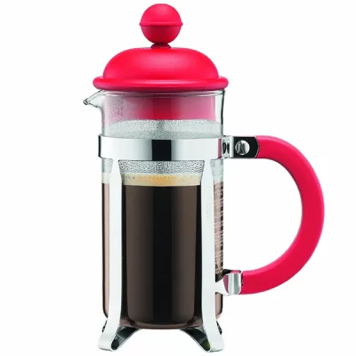 BODUM  1913-294 CAFETI&Egrave;RE &Agrave; PISTON ROUGE 13,5 X 19 CM 