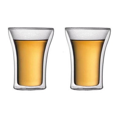 BODUM  ASSAM Set 2 verres, double paroi, 0.25 l Transparent